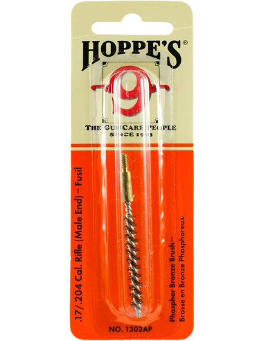 Escobilla de bronce HOPPE'S rifle - calibre .17/.204 - 1302AP