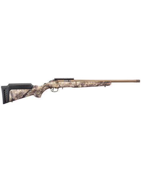 Rifle de cerrojo RUGER American Standard GO WILD camo - 17 HMR - 08374