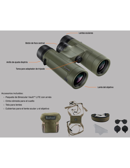 Prismático BUSHNELL R3 - 8x42 - R3-842