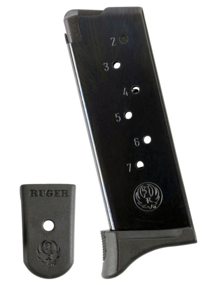 Cargador metálico RUGER EC9s / LC9s 7R con placa base extendida - 90363