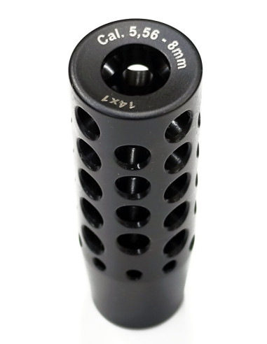 Freno de boca OPTIK ARMS calibre 5.56mm. a 8mm. - rosca M14x1