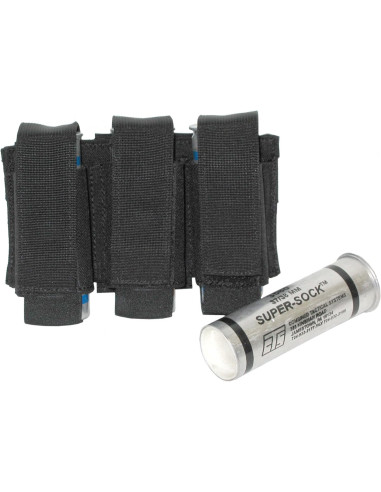 Funda porta granadas BLACKHAWK! S.T.R.I.K.E. triple 40mm. - negra - 37CL23BK