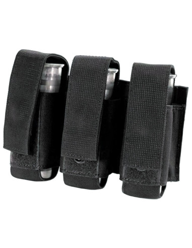 Funda porta granadas BLACKHAWK! S.T.R.I.K.E. triple 40mm. - negra - 37CL23BK