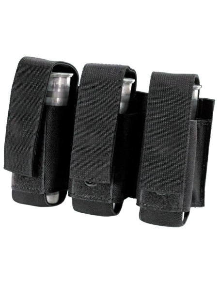 Funda porta granadas BLACKHAWK! S.T.R.I.K.E. triple 40mm. - negra - 37CL23BK