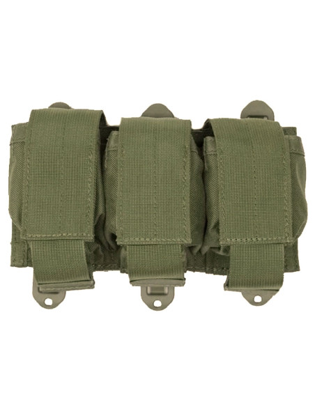 Funda porta granadas fragmentación BLACKHAWK! S.T.R.I.K.E. triple - verde - 38CL69OD