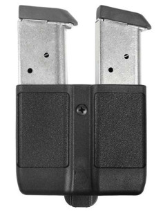 Funda BLACKHAWK! CQC de fibra de carbono para dos cargadores monohilera - negra - 410510PBK