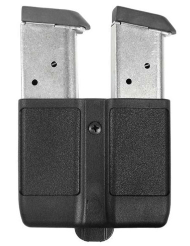 Funda BLACKHAWK! CQC de fibra de carbono para dos cargadores monohilera - negra - 410510PBK