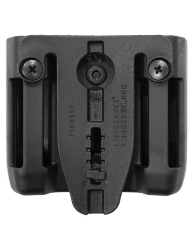 Funda BLACKHAWK! CQC de fibra de carbono para dos cargadores monohilera - negra - 410510PBK