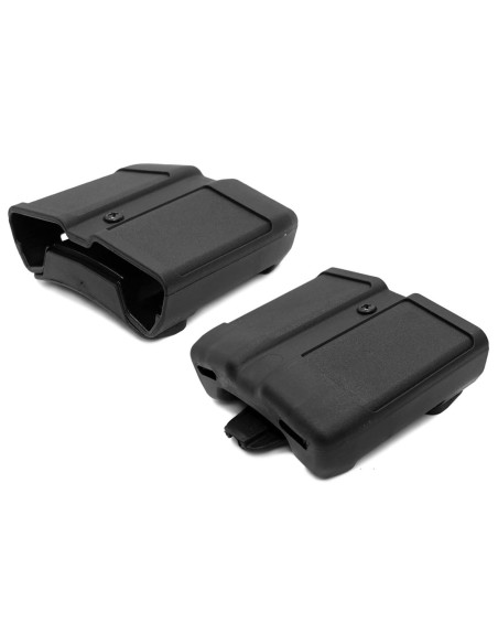 Funda BLACKHAWK! CQC de fibra de carbono para dos cargadores monohilera - negra - 410510PBK