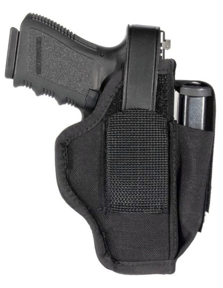 Funda de nylon BLACKHAWK! ambidiestra con porta cargador - 3.75"-4.5" - 40AM05BK
