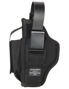 Funda de nylon BLACKHAWK! ambidiestra con porta cargador - 3"-4" - 40AM01BK 2