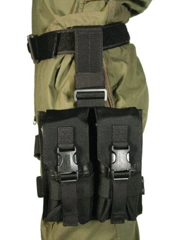 Funda de muslo BLACKHAWK! Omega Elite para cargadores M16 - 561602BK