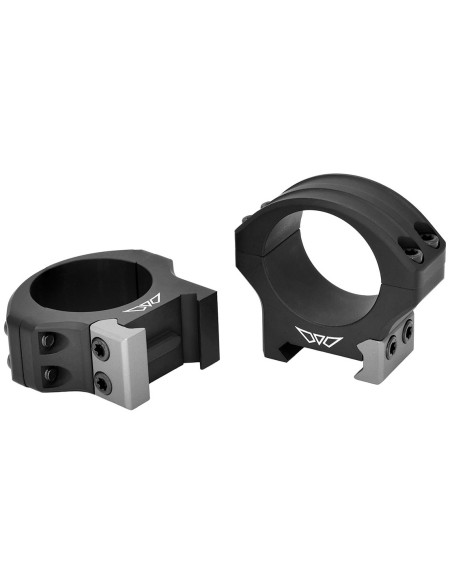 Juego de Anillas WARNE  HyperLite 30mm. [Fijas] - Bajas - 8513M