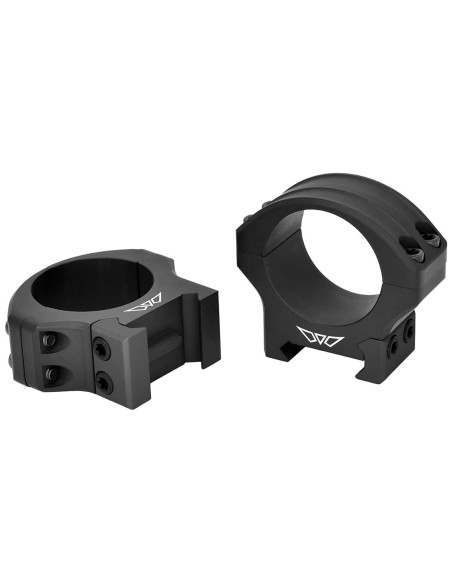 Juego de Anillas WARNE  HyperLite 30mm. [Fijas] - Bajas - 8513M