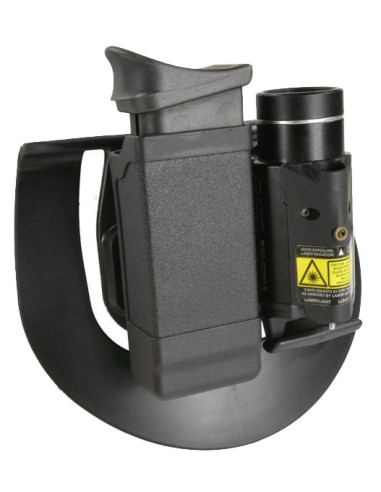 Soporte BLACKHAWK! Paddle dos carriles con portacargador y portalinterna