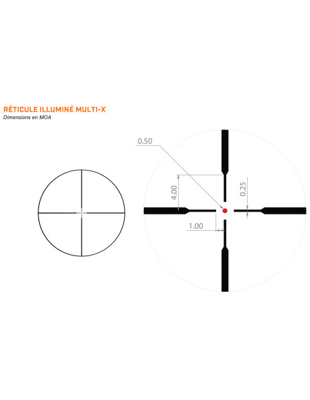 Retícula BUSHNELL Multi-X iluminada