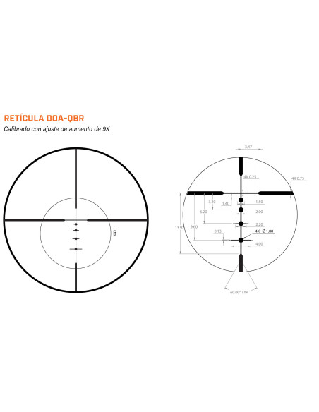 Retícula BUSHNELL DOA-QBR