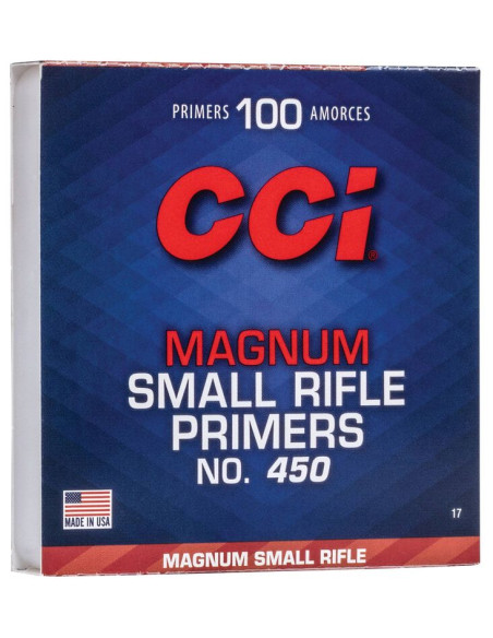 Pistones CCI 450 Magnum Small Rifle - 17EU