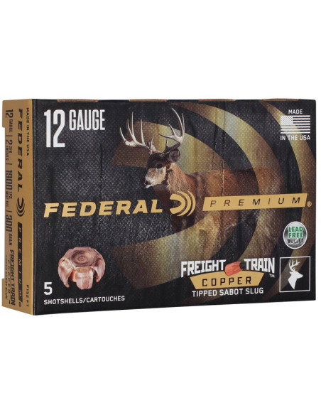 Balas para escopeta 12/70 FEDERAL Freight Train Copper Sabot - 300 grains - P152 FT