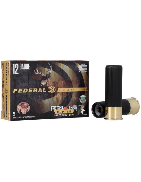 Balas para escopeta 12/70 FEDERAL Freight Train Copper Sabot - 300 grains - P152 FT