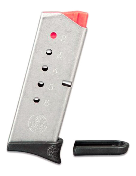 Cargador metálico Smith & Wesson BODYGUARD 380 6R - 380 Auto - 397950000