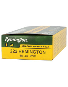 Munición metálica REMINGTON HIGH PERFORMANCE RIFLE 2