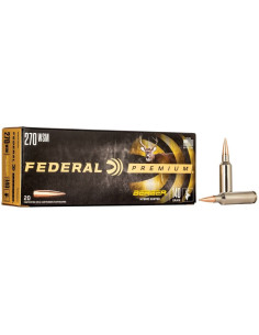 Munición metálica FEDERAL Berger Hibrid Hunter - 270 WSM - 140 grains - P270WSMBCH1