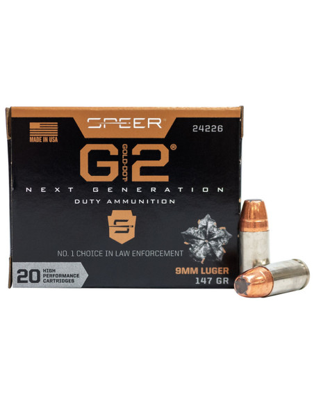 Munición SPEER Gold Dot G2 - 9mm. - 147 grains - G2