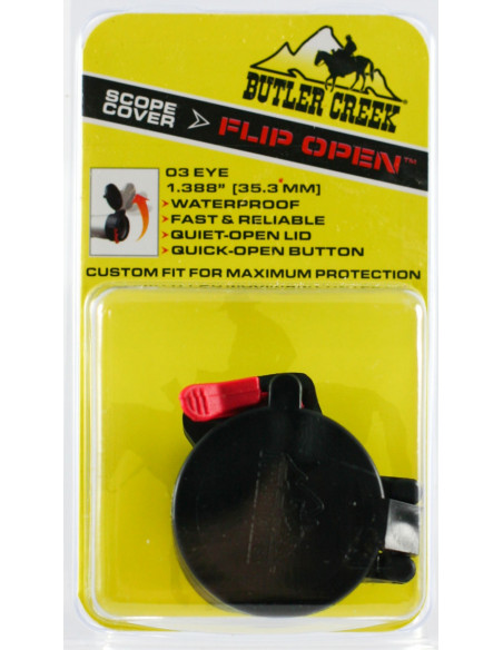 Tapa para ocular Butler Creek Flip-Open