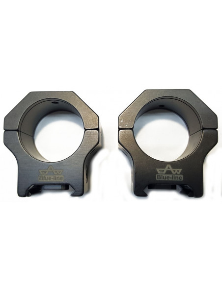 Juego de anillas APEL Blue-line para Picatinny - 36mm. BH10 con conector - 472003610021