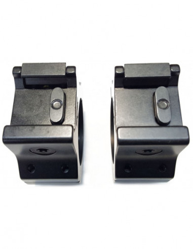 Juego de anillas APEL Blue-line para Picatinny - 36mm. BH10 con conector - 472003610021