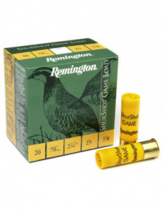 Cartuchos de caza 20/70 REMINGTON Shurshot 25gr. P-7