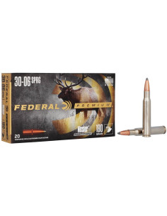 Munición metálica FEDERAL Nosler Partition - 30-06 - 180 grains - P3006F