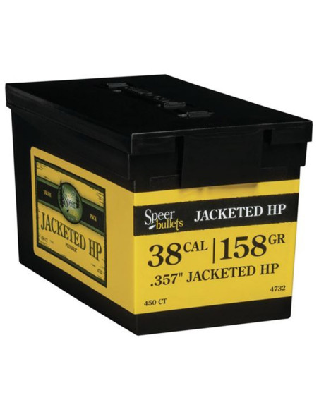 Puntas de bala SPEER Jacketed HP - .357" - 158 grains