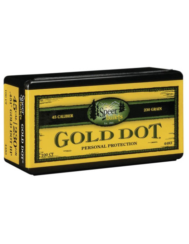 Puntas de bala SPEER Gold Dot HP - .451" - 230 grains - 4483