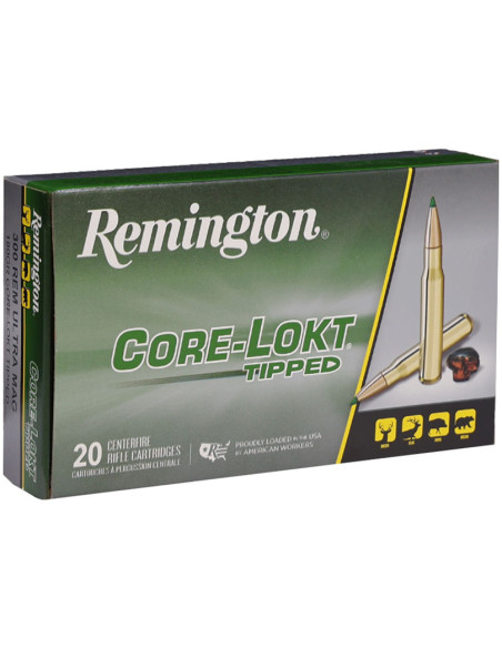 Munición metálica REMINGTON Core-Lokt Tipped - 300 RUM - 180 grains - R29045