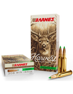 Munición metálica BARNES Harvest Collection Sierra Tipped GameKing - 308 Win. - 165 grains - 32404