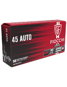 Munición FIOCCHI - 45 ACP - 230 grains - FMJ - 70114000