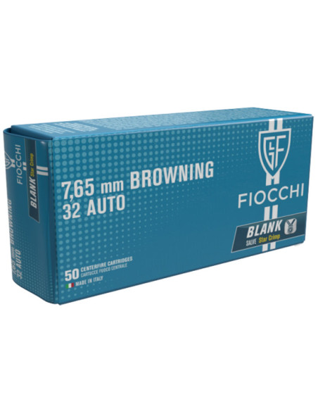 Munición de fogueo FIOCCHI SALVE - 7.65 BROW. - 73765500