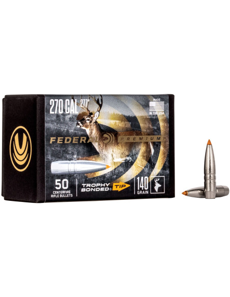 Puntas de bala FEDERAL Trophy Bonded Tip - .277" - 140 grains - PB277TT140