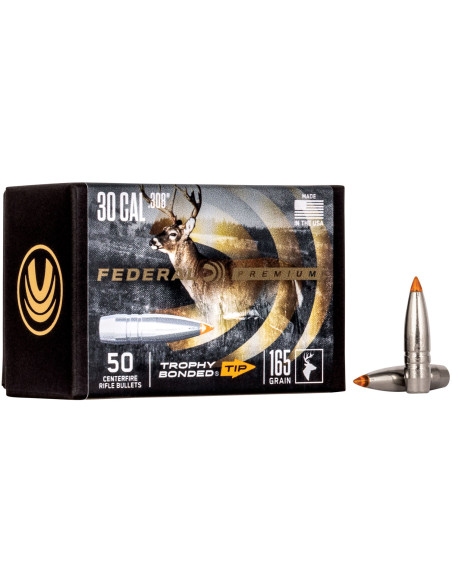 Puntas de bala FEDERAL Trophy Bonded Tip - .308" - 165 grains - PB308TT165
