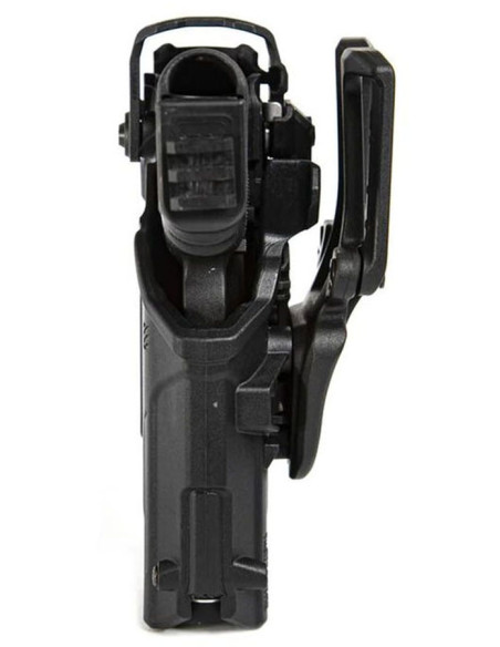 Funda de servicio BLACKHAWK! T-SERIES de Nivel 3 (zurdo) - GLOCK17 con linterna TLR 8 / RDS - 44NF00BKL