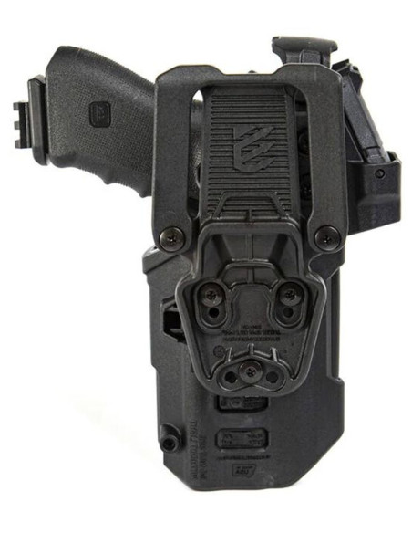 Funda de servicio BLACKHAWK! T-SERIES de Nivel 3 (zurdo) - GLOCK17 con linterna TLR 8 / RDS - 44NF00BKL