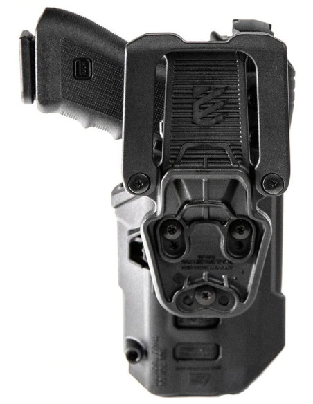 Funda de servicio BLACKHAWK T-SERIES de Nivel 3 (zurdo) - GLOCK17 con linterna TLR 2 - 44N600BKL