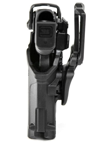 Funda de servicio BLACKHAWK T-SERIES de Nivel 3 (zurdo) - GLOCK17 con linterna TLR 2 - 44N600BKL