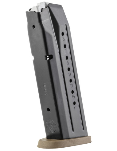 Cargador metálico Smith & Wesson M&P 17R (base marrón) - 9mm. - 3007345