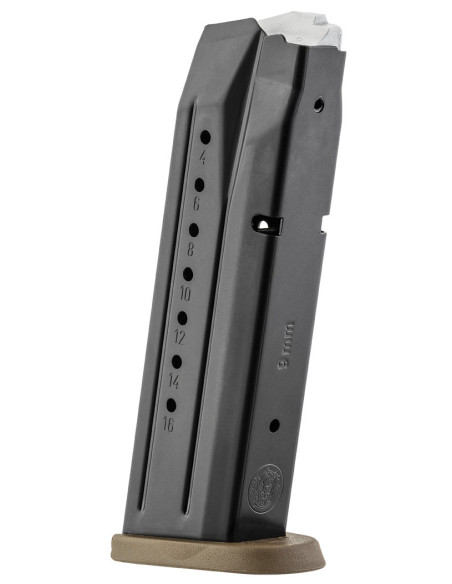 Cargador metálico Smith & Wesson M&P 17R (base marrón) - 9mm. - 3007345
