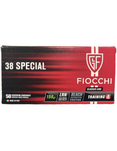 Munición FIOCCHI Classic - 38 S&W Special - 158 grains - punta de plomo - 71039600