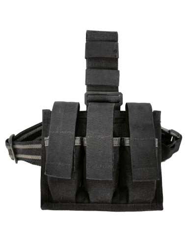 Funda de muslo BLACKHAWK Omega 3 cargadores con TalonFlex - 56PMK3BK