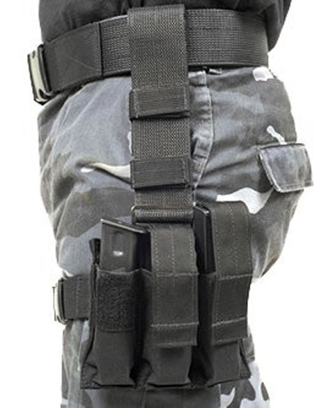Funda de muslo BLACKHAWK Omega 3 cargadores con TalonFlex - 56PMK3BK